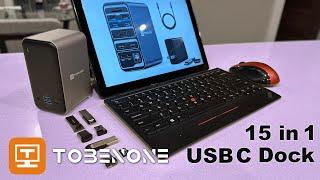 TOBENONE 15 in 1 USB C Dock - Testing and Review