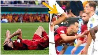 Leon Goretzka left Sergio Busquets injured down in Germany vs Spain at World Cup 2022