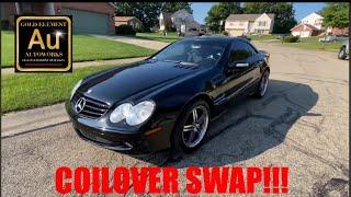 INSTALL & TIPS TO ADJUSTING  & INSTALLING SILVER’S NEOMAX COILOVER Mercedes-Benz ⭐️SEE UPDATE BELOW!