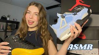 ASMR shoes collection part 3 (scratching, tapping, unboxing)