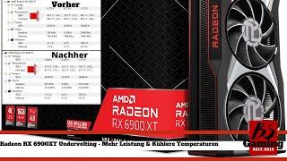 Radeon RX 6900XT Undervolting -  Mehr Leistung & Kühlere Temperaturen ob das klappt (TEST)