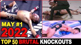 Top 50 MUAYTHAI•MMA•KICKBOXING Brutal Knockouts ► MAY 2022 #1.