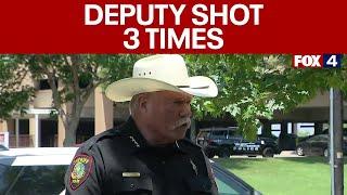 Tarrant Co. Sheriff on deputy shot serving warrant to sexual assault of a child suspect