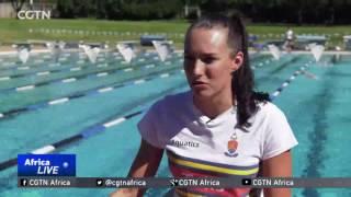 Ex-netball player Tatjana Schoenmaker making waves in the pool