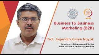 Business To Business Marketing (B2B)