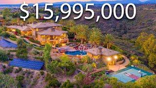 INSIDE A $15,995,000 ESTATE With BASKETBALL COURT And PRIVATE GOLF COURSE | Mansion Tour