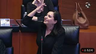 Sen. Mayuli Martínez, por hechos, respecto al Acuerdo para la elección de 881 juzgadores federales