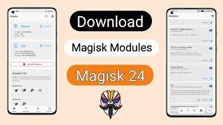 Download Magisk Modules on Magisk 24