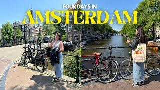 AMSTERDAM TRAVEL GUIDE: 4 days in Amsterdam, Netherlands: canal cruise, food, red light district