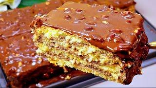 САМЫЙ БЫСТРЫЙ ТОРТ ЗА 8 МИНУТ ИЗ САМЫХ ПРОСТЫХ ПРОДУКТОВ.