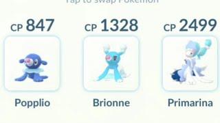 Pokemon Go but I can only use Popplio Evolution Line!