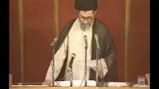 قرائت وصیت نامه حضرت امام خمینی (رحمةالله علیه) توسط حضرت آیت الله خامنه ای _۱۳۶۸