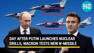 Macron Risking Nuclear War? France's New Missile Test Just Hours After Russia Nuke Drills | Ukraine