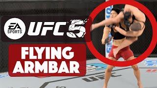 How To Use FLYING SUBMISSIONS in UFC 5 | EA SPORTS UFC 5