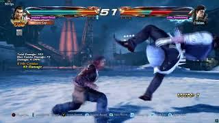 Tekken 7 Lei Wulong WS 3+4 Combo  Tekken God Prime