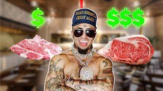 LIL PUMP tries CHEAP vs EXPENSIVE STEAK, MIAMI