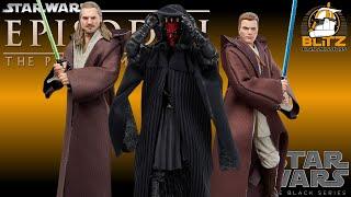 Hasbro The Black Series Qui-Gon Jinn, Darth Maul, & Obi-Wan Kenobi Review