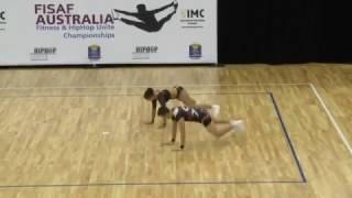 Emily Daniels & Brenton Andreoli 2013 FISAF AUS Nationals