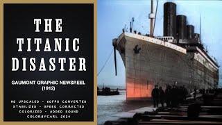 The Titanic Disaster (1912 Gaumont Graphic Newsreel) - Remastered HD