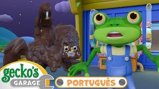 Eric Sujo de Lama! | Garagem do Gecko em Português | Desenhos Animados