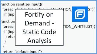 Fortify on Demand - Static Code Analysis