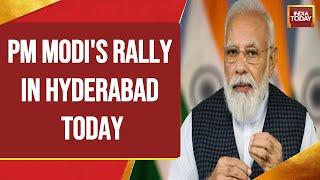 PM Narendra Modi To Sound BJP's Poll Bugle In Telangana, To Address Huge Rally In Secunderabad