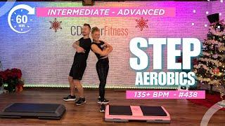 60 MIN - STEP AEROBICS WORKOUT - Intermediate to Advanced #438