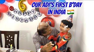 Celebrating Adi's 1st Birthday in India 