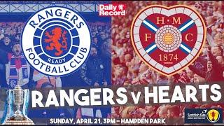 Rangers v Hearts live stream, TV and kick off details for Scottish Cup semi final at Hampden Park