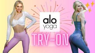 alo yoga Leggings Try-On Haul | See Thru or Gym Approved?