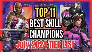 Top 11 Best Skill Champions in Mcoc July 2024 Edition | (Personal Tier list) #top10 #mcoc #mcocraz