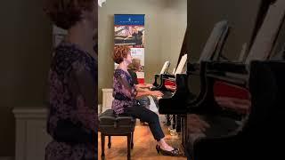 Elena Tsvetkova & Judy Sherrard at Steinway Hall, Plano, July 2021