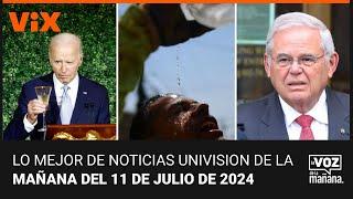 Lo mejor de Noticias Univision de la mañana | jueves 11 de julio de 2024