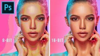 A Shocking Reason to Work in 16-Bit! - Photoshop Tips