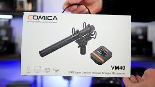 Comica VM40 | The Ultimate 32-BIT Float Wireless Shotgun Mic Pack!