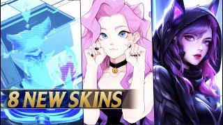 ANIMA SQUAD 2024 - 8 NEW SKINS PREVIEW - League of Legends