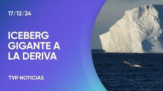 Un iceberg 20 veces más grande que Buenos Aires, a la deriva en el océano