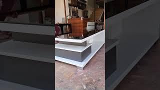 center table_tea table design! #viral#viralvideo _black and white combination