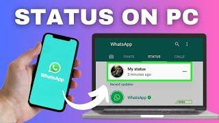 How to Add Status on WhatsApp Web on PC (2024)