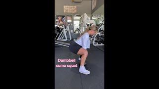 Dumbbell Sumo Squat