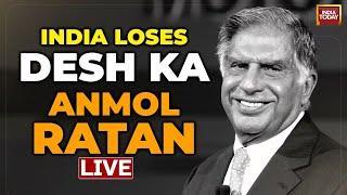 Ratan Tata News LIVE | Ratan Tata Passes Away At 86 | Ratan Tata Death News LIVE | India Today LIVE