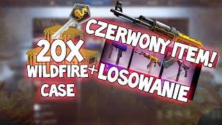 CZERWONY ITEM? LOSOWANIE!! 20X WILDFIRE CASE - CS:GO | CASE OPENING