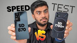 Nothing Phone 1 vs POCO F4 {SD 870 vs SD 778G} Speed Test Comparison - Nothing is Killer 