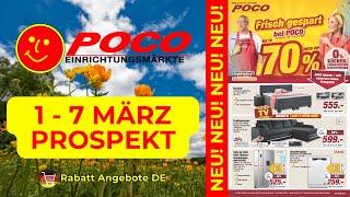 POCO Neuer Werbung Wochenprospekt | 1 März - 7 März 2025 Prospekt | Rabatt Angebote DE