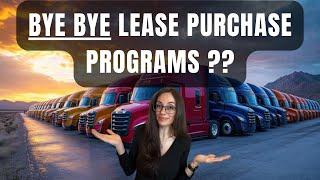 No More Lease-Purchase Programs In Trucking? That's The Goal