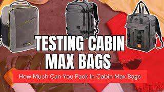 Best Travel Bag? Cabin Max Bags Test #cabinmax #travel #packwithme #easyjet #wizzair #luggage