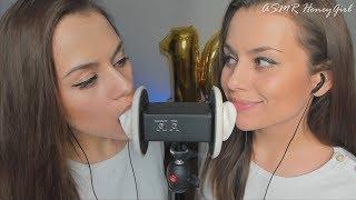 ASMR 100К Twin Ear Licking and Eating for Tingle Immunity