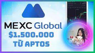 Airdrop Aptos & MEXC : Ăn chia 1.500.000$ từ Aptos trên sàn MEXC