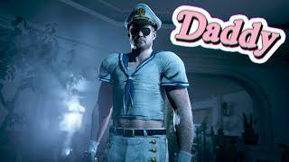 Reacting to the Sailor Costume Chris Redfield Mod #shorts