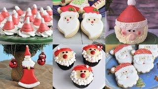 10 AMAZING SANTA COOKIES, CAKES, TREATS by HANIELA'S